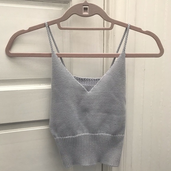 Brandy light blue knit top - Picture 2 of 3